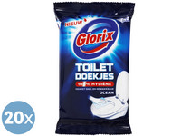 800x Glorix Toilettentücher