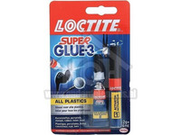 2x Loctite All Plastics 2 g + 4 ml