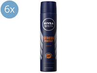 6x dezodorant Nivea Men Stress Protect | 200 ml