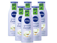 6x Nivea Body Oil in Lotion Coconut | 400 ml