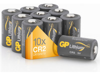 10x CR2 GP Lithium-Batterie