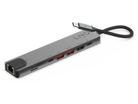 Hub wieloportowy Linq USB-C Pro | 8w1