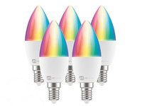 5x żarówka Hihome Smart LED Wi-Fi | RGB | E14