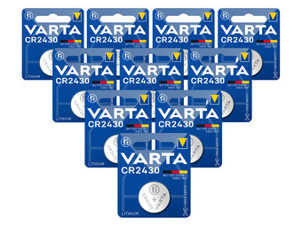 10x Varta CR2430 Lithium-Batterie
