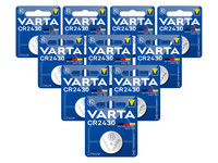 10x Varta CR2430 Lithium Batterij