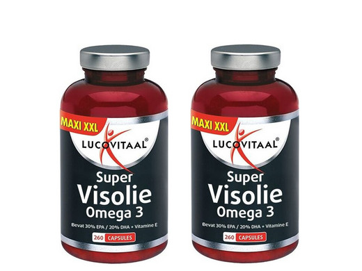 nietig Theoretisch Uitwisseling 2x Lucovitaal Super Visolie Omega 3 | 260 Capsules - Internet's Best Online  Offer Daily - iBOOD.com