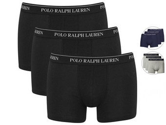 3x Ralph Lauren Classic Boxershorts