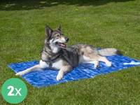 2x CoolPets Hunde-Kühlmatte | 90 x 60 cm