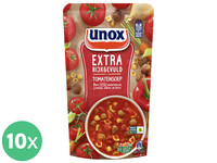 10x Zak Unox Extra Rijkgevulde Tomatensoep