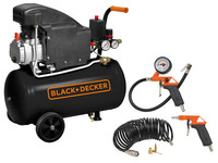 Black & Decker Luftkompressor | 24 l + Zubehörset