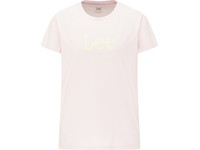 Lee Damen-T-Shirt | Box Logo | Rosa