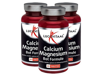3x 60 Lucovitaal Calcium Magnesium Tabs