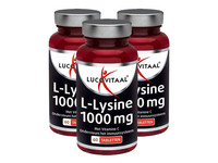 3x 60 Lucovitaal L-Lysine One a Day Tabs