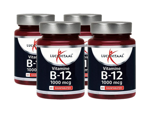 formeel Uitleg achtergrond 4x Lucovitaal B12 Vitamine | 1000 mcg | 240 Stuks - Internet's Best Online  Offer Daily - iBOOD.com