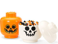 Schowek głowa Lego Pumpkin & Skelet