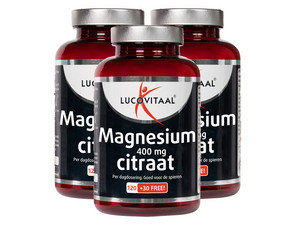 3x Lucovitaal Magnesiumcitrat | 400 mg | 150 Stk.