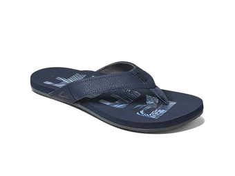 Reef Newport Prints Palms Blue | Heren
