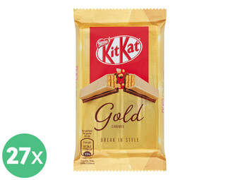 27x baton Kit Kat Gold 4 Finger | 41,5 g