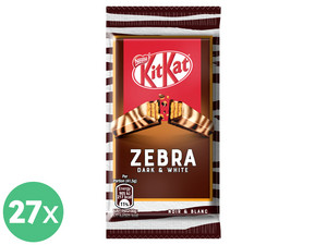27x Kitkat 4 Finger Zebra | 41.5 gr