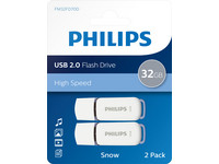2x Philips 32 GB USB 2.0 Stick Snow