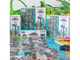 Bopster Pixel Puzzel New York | 180 Stukjes