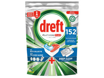 152x kapsułka do zmywarki Dreft Platinum Plus Deep Clean