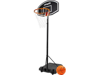 VirtuFit Verstelbare Basket met Basketbal en Pomp