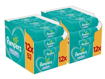 1248x chusteczki Pampers Baby Wipes Scented