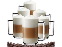 6x Kaffeeglas | 320 ml