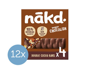 48x Nakd. Double Chocolate Repen | 30 Gr