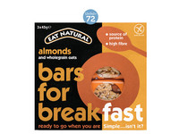 72x Eat Natural Bars for Breakfast | Almonds&Oats