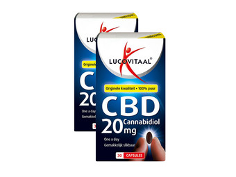2x 30 Lucovitaal CBD 20 mg Caps