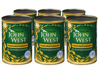 6x John West Thunfisch in Sonnenblumenöl | 400 g