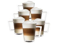 6x Kaffeeglas | 270 ml