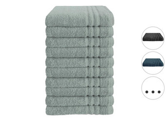 10x ręcznik kąpielowy Byrklund Bath Basics | 50 x 100 cm