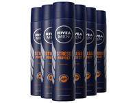 6x Nivea Men Deo Spray Stress Protect | 200 ml