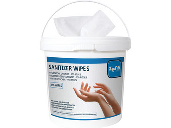 ZenS Sanitizer Wipes 150 stuks