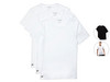 3x Lacoste Basic-T-Shirt | Rund- o. V-Ausschnitt
