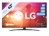 LG NanoCell 43” 4K Smart TV