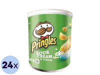 24x Pringles Sour Cream & Onion