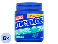 6x Mentos Gum Breeze Mint | 100 Stuks
