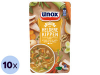 10x Unox Soep Heldere Kippensoep | 570 ml