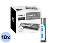 100x Philips Alkaline Industrial AAA