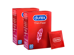 40x Durex Thin Feel Condoom