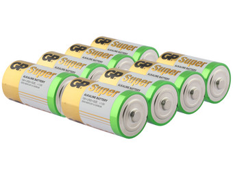 8x GP Super Alkaline-Batterie | LR14 | 1,5 V