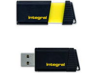 2x Integral USB-Stick | 64 GB | Schwarz/Gelb