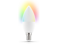 Qnect smarte WLAN-Glühbirne | RGBW | 4,5 W | E14