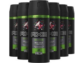 6x Axe Fresh Forest Graffiti Deodorant