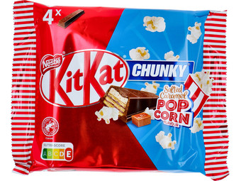 80x KitKat Chunky Salted Caramel Popcorn | 42 g