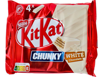 80x Kit Kat Chunky White Bar 42 gram